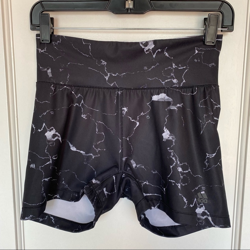 Adidas Marble Effect Bike Shorts